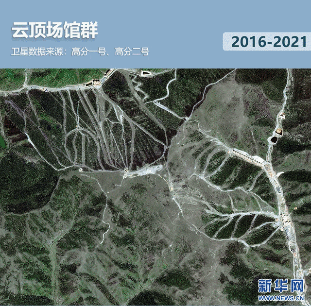 衛(wèi)星見證，這里如何變身“冬奧小城”