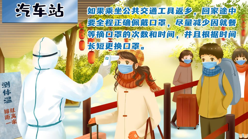 春運進(jìn)行時，人在旅途如何做好防護(hù)？