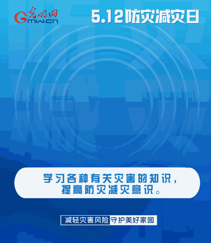 【動(dòng)態(tài)海報(bào)】減輕災(zāi)害風(fēng)險(xiǎn)，從這10個(gè)字開始