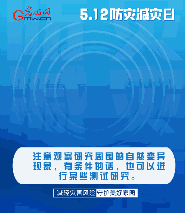 【動(dòng)態(tài)海報(bào)】減輕災(zāi)害風(fēng)險(xiǎn)，從這10個(gè)字開始