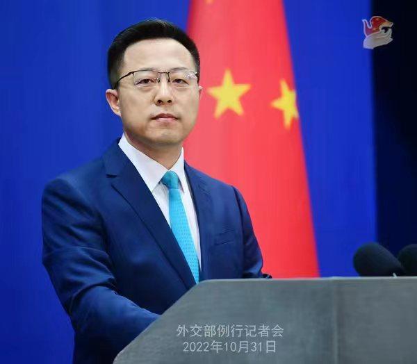 外交部發(fā)言人趙立堅。 薛偉 攝