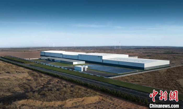 圖為鄂爾多斯零碳產(chǎn)業(yè)園(資料圖)。　張元供圖