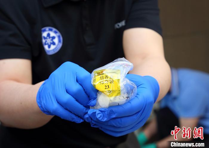 隨神舟十五號返回地面的空間科學(xué)實(shí)驗(yàn)樣品。　中科院空間應(yīng)用中心 供圖