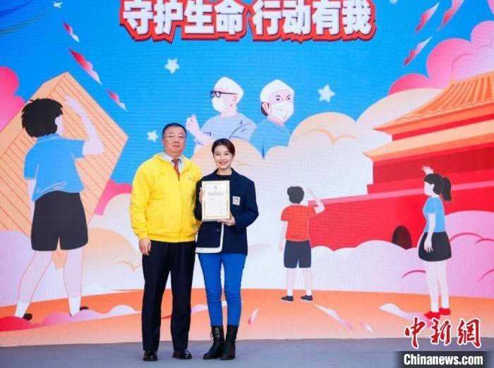 演員周海媚受邀參與公益活動?！」鶆P敏 攝