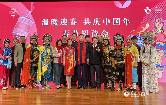 當(dāng)?shù)貢r(shí)間2月5日晚，中國駐美國大使館舉辦僑學(xué)界專場春節(jié)招待會。 人民網(wǎng)記者 李志偉攝