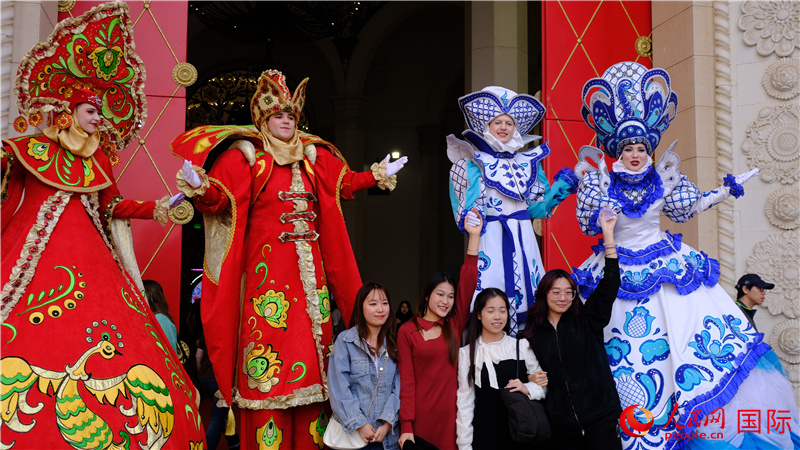 北京展覽館舉辦首屆俄羅斯“謝肉節(jié)”慶?；顒?dòng)。人民網(wǎng) 褚夢琦攝