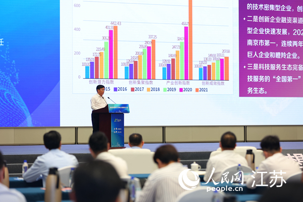 2022南京江北新區(qū)創(chuàng)新活力指數(shù)發(fā)布。江北新區(qū)供圖
