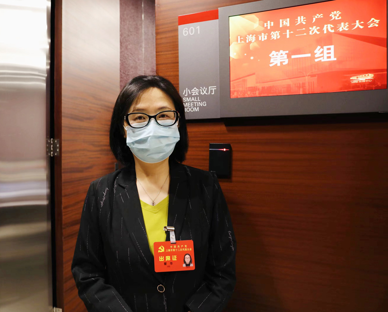 黨代表翟華。人民網(wǎng) 王文娟攝