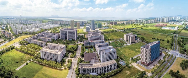 航拍產業(yè)園區(qū)一角。無錫高新區(qū)管委會供圖