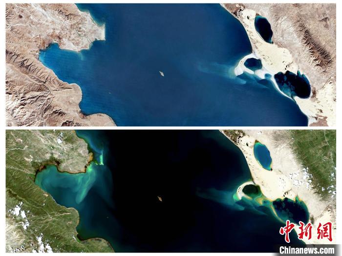衛(wèi)星鳥瞰“生態(tài)大省”青海：沙化治理明顯，青海湖如藍(lán)寶石