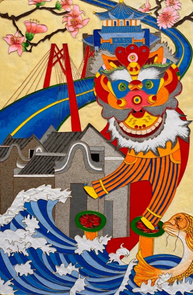 中小學(xué)生創(chuàng)新創(chuàng)意設(shè)計(jì)成果首次登上文博會(huì)。參展觀眾供圖