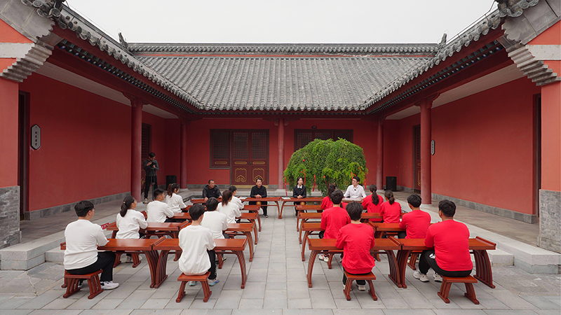 “一塊豆腐話清廉”思政課。滁州市委網(wǎng)信辦供圖