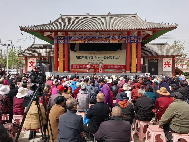 “一元劇場”下鄉(xiāng)演出現(xiàn)場（資料圖）。代九奎攝