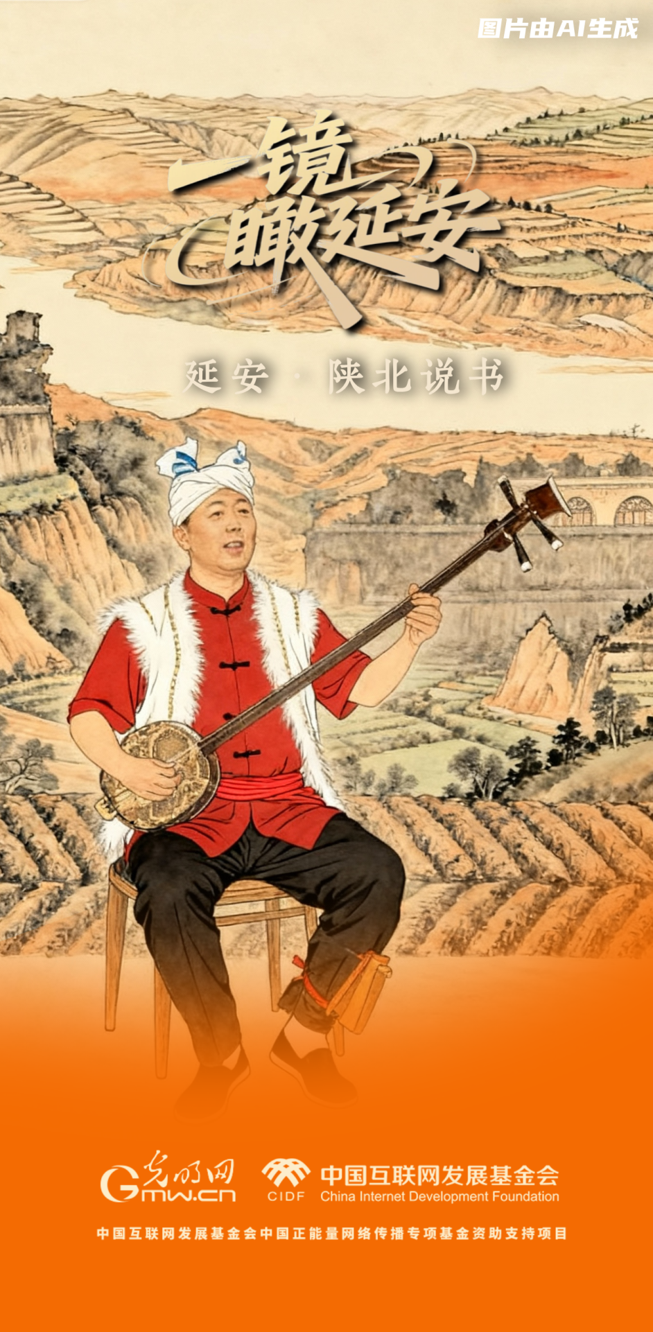 【一鏡瞰延安·AI海報(bào)】跟著這些非遺文化，感受老區(qū)風(fēng)土人情