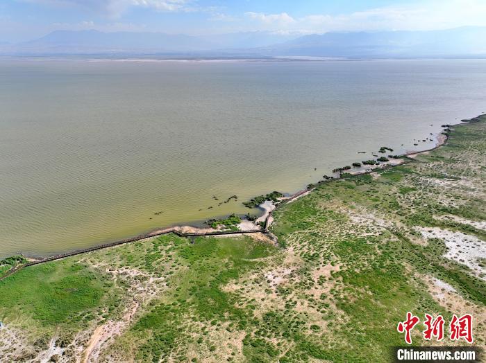圖為航拍都蘭湖國家濕地公園?！∑钤鲚?攝
